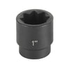 Grey Pneumatic 2532S Socket 1/2" Drive x 1" Standard - 8 Point