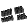 Grey Pneumatic 81024D Socket 3/8" Drive x 3/4" Size, 6-Point, Deep-Length, Duo-Socket