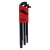Bondhus Corp. 16799 Hex Key Set Hex Ball End Wrench Set, 9 Piece, 1.5mm to 10mm, Stubby, L Shape, BriteGuard, in