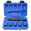 Cal-Van Tools 16 Wheel Hub Cleaning Tool Kit Quick Change Wheel Stud Cleaner Kit, 1/2" Drive Adapter with 6 Wire Brushes