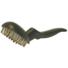 Carrand 92016 Battery Terminal Cleaning Tool Deluxe Tire and Battery Brush with Ergonomic Comfort Grip and Tough Brass