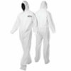 DeVilbiss 803673 Coveralls CLEAN Disposable Paint Booth Protective Coverall, X-Large, Pullover Hood, Zipper