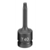 Grey Pneumatic 2140T Socket 1/2" Drive x T40 Internal Star Impact Driver Socket, Poly Bag with Barcode