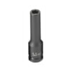 Grey Pneumatic 955MDG Socket 1/4" Drive x 5.5mm Hex Size, 50mm Deep Length, Magnetic Impact Socket, Type I Shape
