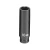 Grey Pneumatic 910MDS Socket Driver Bit Socket Driver Bit - 1/4" Surface Drive x 10mm Deep