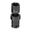 Grey Pneumatic 912UMS 1/4" Surface Drive x 12mm Standard Universal Socket
