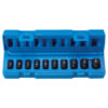 Grey Pneumatic 9710 Socket Set 10-Piece, 1/4" Drive Standard Length, 3/16" to 9/16" SAE Impact Socket Set