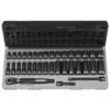 Grey Pneumatic 81635MRD Socket Set 35-Piece, 3/8" Drive 6-Point, Standard & Deep Length, Metric, Duo-Socket Set