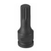 Grey Pneumatic 1114S Socket Driver Bit 3/8" Drive x M14 Size, 1.98mm Length, Triple Square Impact Socket Driver Bit