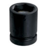 Grey Pneumatic 1019MG Socket 3/8" Drive x 19mm Hex Size, 30mm Length, Magnetic Impact Socket, Type III Shape