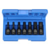 Grey Pneumatic 1297H Socket Driver Bit Set 7-Piece, 3/8" Drive, 3/16" to 1/2" Size, Impact Socket Driver Bit Set
