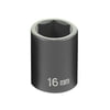 Grey Pneumatic 1016M Socket 3/8" Drive x 16mm Hex Size, 30mm Standard Length, Impact Socket, Type II Shape