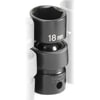 Grey Pneumatic 1018UM Socket 3/8" Drive x 18mm Hex Size, 53mm Length, Universal Impact Socket
