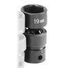 Grey Pneumatic 1019UM Socket 3/8" Drive x 19mm Hex Size, 53mm Length, Universal Impact Socket