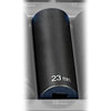 Grey Pneumatic 2123MD Socket 1/2" Drive x 23mm Point Size, 90mm Deep Length, Impact Socket, Type II Shape