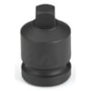 Grey Pneumatic 2008PP Socket 1/2" Drive x 1/4" Square Male Pipe Plug Impact Socket