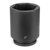 Grey Pneumatic 4058D Socket 1" Drive x 1-13/16" Hex Size, 3.62mm Deep Length, Impact Socket, Type III Shape