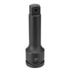 Grey Pneumatic 4010EL Socket Drive Extension 1" Drive x 10" Socket Drive Extension, 9.84 Length, with Locking Pin