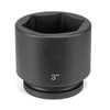 Grey Pneumatic 4100R 1" Drive x 3-1/8" Standard Impact Socket