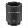 Grey Pneumatic 4120D Socket 1" Drive x 3-3/4" Hex Size, 5.51mm Deep Length, Impact Socket, Type III Shape