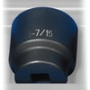 Grey Pneumatic 2146R Socket 1/2" Drive x 1-7/16" 12-Point Size, 1.97mm Length, Impact Socket, Type III Shape