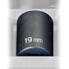 Grey Pneumatic 2119M Socket 1/2" Drive x 19mm 12-Point Size, 38mm Length, Impact Socket, Type II Shape