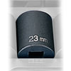 Grey Pneumatic 2023M Socket 1/2" Drive x 23mm Hex Size, 38mm Length, Impact Socket, Type II Shape