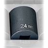 Grey Pneumatic 2024M Socket 1/2" Drive x 24mm Hex Size, 38mm Length, Impact Socket, Type II Shape