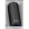 Grey Pneumatic 2124MD 1/2" Drive x 24mm Deep - 12 Point