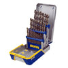 Hanson 3018002 Drill Bit Set 29-Piece Cobalt M35 HSS Fractional Jobber Length Drill Bit Set