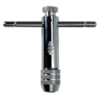 Hanson 21102 Wrench T-Handle Ratcheting Tap Wrench, For Tap Sizes 1/4" to 1/2" (6 mm to 12 mm)
