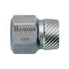 Hanson 53206 Screw Extractor 522/532 Series 1/2" Hex Size x 1/2" Bolt Dia. Multi-Spline Screw Extractor