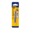 Hanson 80230 Tap and Drill Bit Set, 1/4-20 NC High Carbon Steel Plug Tap, 13/64 High Speed Steel Drill Bit, Card