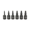 Grey Pneumatic 996T Socket Driver Bit Set 6-Piece, 1/4" Drive T10-T30 Size, Internal Star Impact Socket Driver Bit Set