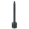Grey Pneumatic 11206T Socket Driver Bit 3/8" Drive x T20 Size, 5.91" Length, Extended Internal Star Impact Socket Driver Bit