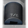 Grey Pneumatic 2128R Socket 1/2" Drive x 7/8" 12-Point Size, 1.5mm Length, Impact Socket, Type II Shape