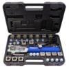 Mastercool 72485-PRC Tube Flaring Tool Universal Hydraulic Flaring Tool Set W/ Blue Handle 3/8” & 1/2” GM Transmission