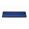 Mechanic's Time Savers PSH50M-BLU Socket Holder 1/2" Metric Peg Socket Holder, Blue