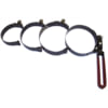 Mountain MTN8504 Oil Filter Wrench 2-3/8" to 4-3/8" 4 in 1 Swivel Oil Filter Wrench