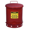 Justrite 09500 Waste Carry Can 14 Gal Oily Waste Can
