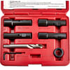 LTI Tools LT1350 Wheel Lug Nut Removal Kit Heavy Duty Guided Core Carbide Drill Wheel Stud Lug Ripper Lugnut Removal Kit