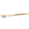 Mack Brush 468-SS Parts Cleaning Brush 468 Series Welder Mini Scratch Brush, 7-3/4 in OAL, Stainless Steel, Wood Handle