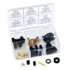 Mastercool 91334 A/C System Charging Hose Depressor and Seal Kit 55-Pieces Charging Hose and Adapter Gasket, O-Ring, and