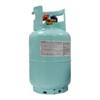 Mastercool 67010 Refrigerant Tank 30-lb Refrigerant Recovery Cylinder Tank with Float Switch and 1/2-Inch ACME Connection