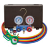 Mastercool 98661-PRO Manifold Pressure Gauge Professional-Grade Aluminum Manifold Gauge Set for R134a and R12 Systems with