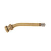 Haltec 80 MS-27 Tire Valve Stem Tire Valve Stem - V3-20-7 TR No., Brass, O-Ring Seal, 27-deg Bend, 9.7 mm Valve Hole