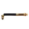 Haltec WH-45-4 Tire Valve Stem Tire Valve Stem - 4" Length, Large Bore, Single 90-deg Bend, Swivel