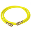 Robinair 61096 A/C Refrigerant Hose Fitting 96 In. Yellow Enviro Guard R-134a Charging Hose with 1/2 In. ACME Quick Seal