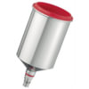SATA 96685 Spray Gun Cup 1.0 Liter Quick Cup Connection Aluminum Spray Gun Cup for use with SATAjet Spray Guns