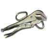 Steck 20085 Pliers EZPull Pliers with 3.5" Wide Serrated Jaws, 1.5" Ring for Vertical Flange, 3" Ring for Pull